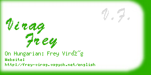 virag frey business card